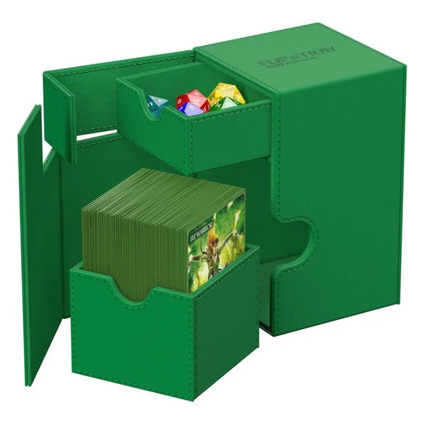 Ultimate Guard Flip`n`Tray 100+ XenoSkin Monocolor Vert