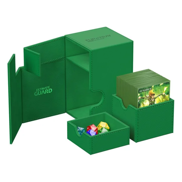 Ultimate Guard Flip`n`Tray 100+ XenoSkin Monocolor Vert