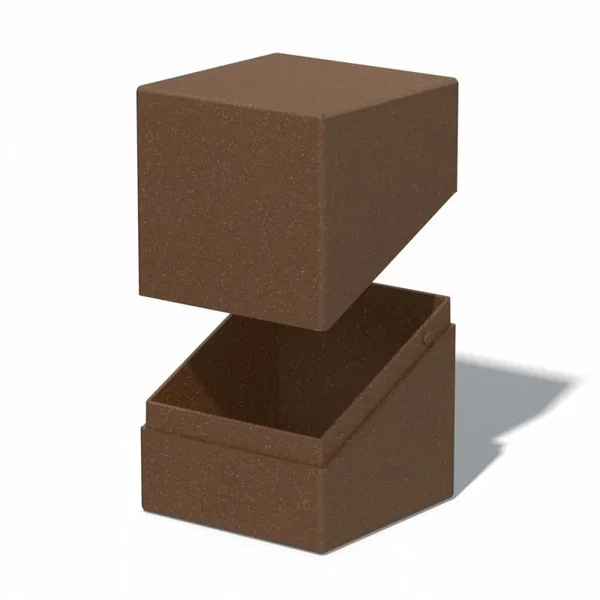Ultimate Guard Return To Earth Boulder Deck Case 100+ taille standard Marron