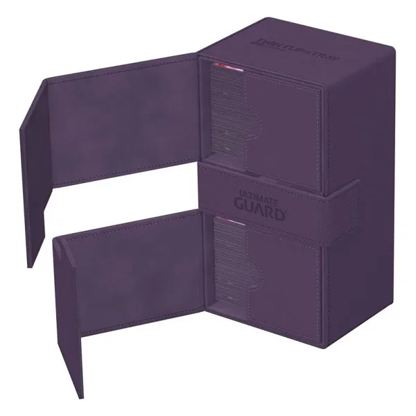 Ultimate Guard Twin Flip`n`Tray 200+ XenoSkin Monocolor Violet