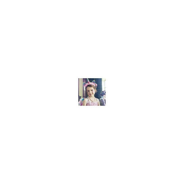 Unicorn set with wings & horn headband - child costume accessory