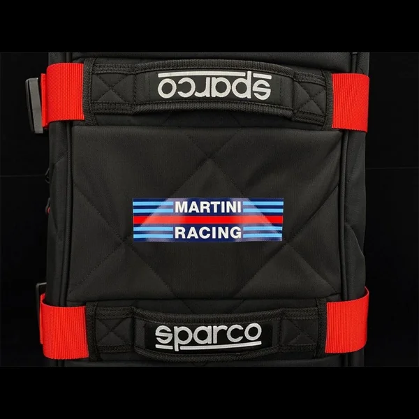 Valise Trolley Sparco Martini Racing Noir / Rouge 016438MRRS