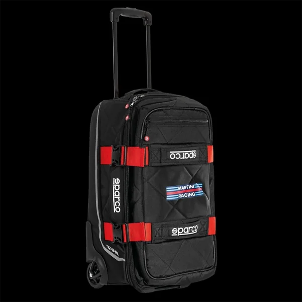 Valise Trolley Sparco Martini Racing Noir / Rouge 016438MRRS