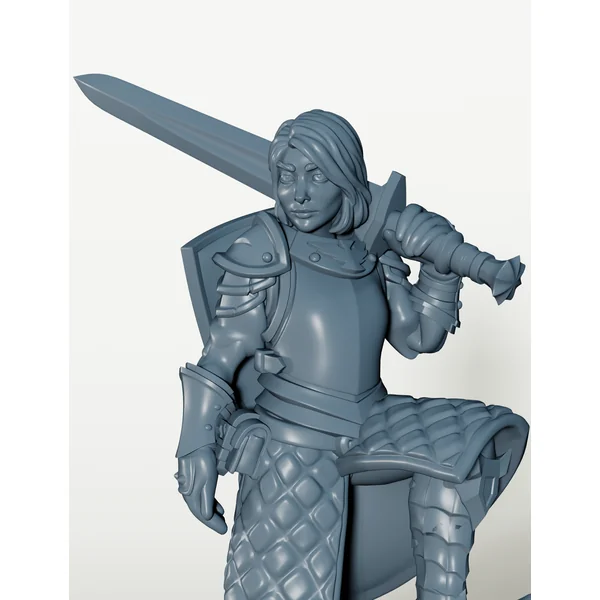 Valérie - Guerrière en Armure Lourde - Pathfinder 2e