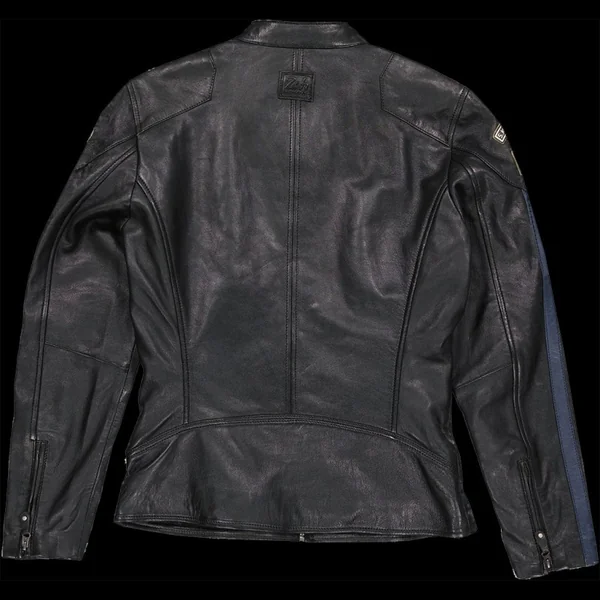 Veste Cuir Steve McQueen 24H Du Mans Scott Noir - Homme