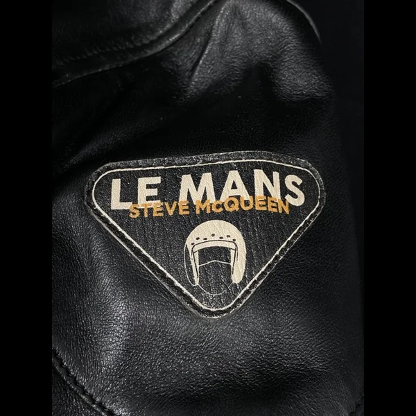 Veste Cuir Steve McQueen 24H Du Mans Scott Noir - Homme