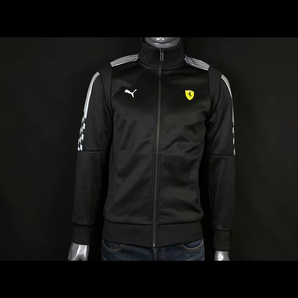 Veste Ferrari T7 Track by Puma Softshell Tracksuit Noir - homme