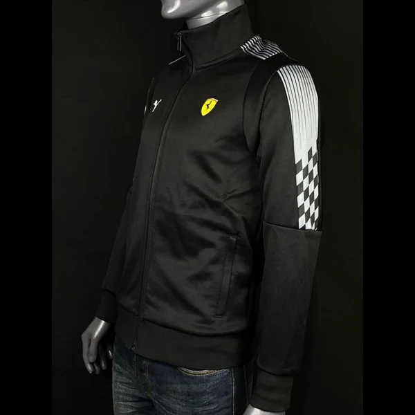 Veste Ferrari T7 Track by Puma Softshell Tracksuit Noir - homme