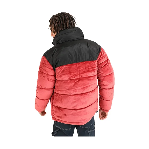 VESTE Karl Kani RETRO VELVET BLOCK PUFFER