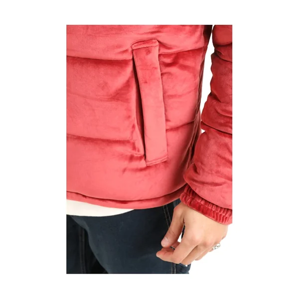 VESTE Karl Kani RETRO VELVET BLOCK PUFFER
