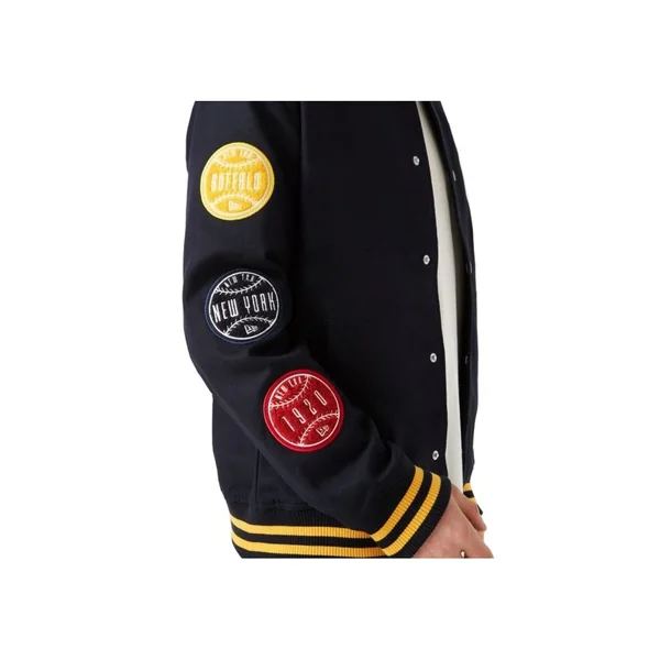 Veste Varsity New Era Collège Heritage patch navy