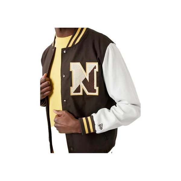 Veste Varsity New Era Heritage Marron