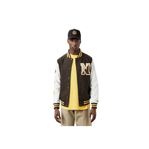 Veste Varsity New Era Heritage Marron