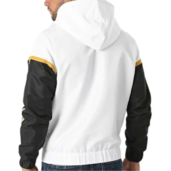 Veste à Capuche Zippé Sergio Tacchini Nion Blanc