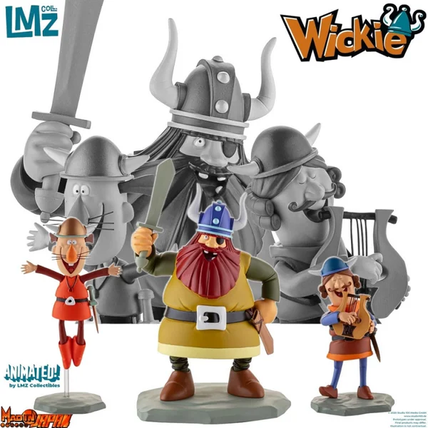 VIC LE VIKING Coffret N°2 Statuettes LMZ Collectibles