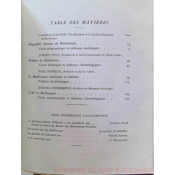 Visages du bourbonnais