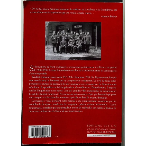 Vivre dans le Nord envahi 1914-1918