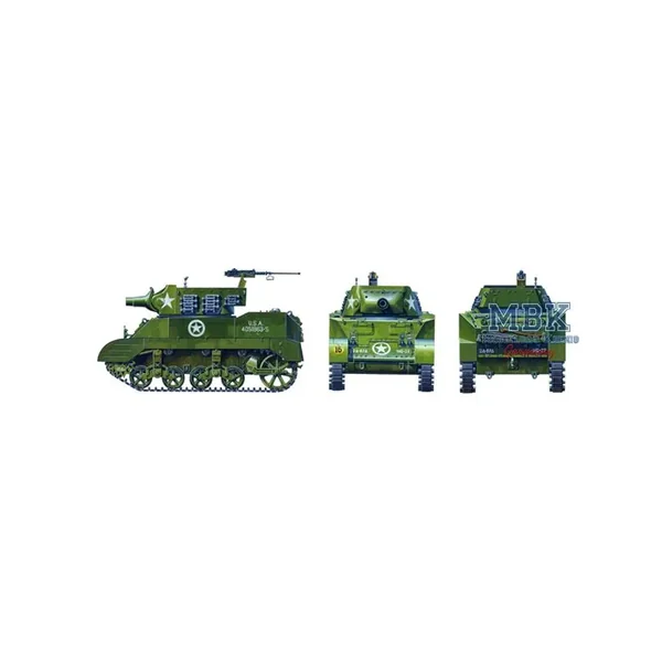 Voiture M8 avec 3 Figurines