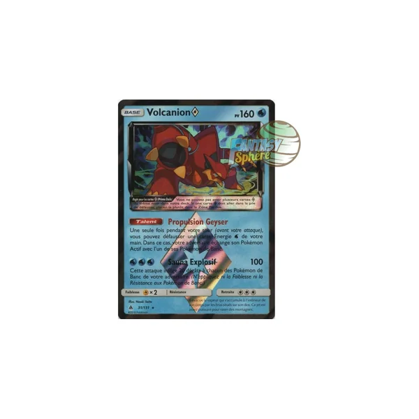 Volcanion - Prisme Rare 31/131 - Soleil et Lune 6 Lumière Interdite